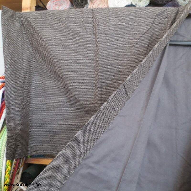 Mens Komon Kimono Wolle Seide gewebtes Kikko Muster
