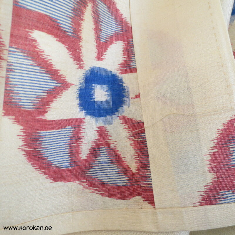 unbenutzter antiker Hitoe Meisen Komon Kimono, geheftet