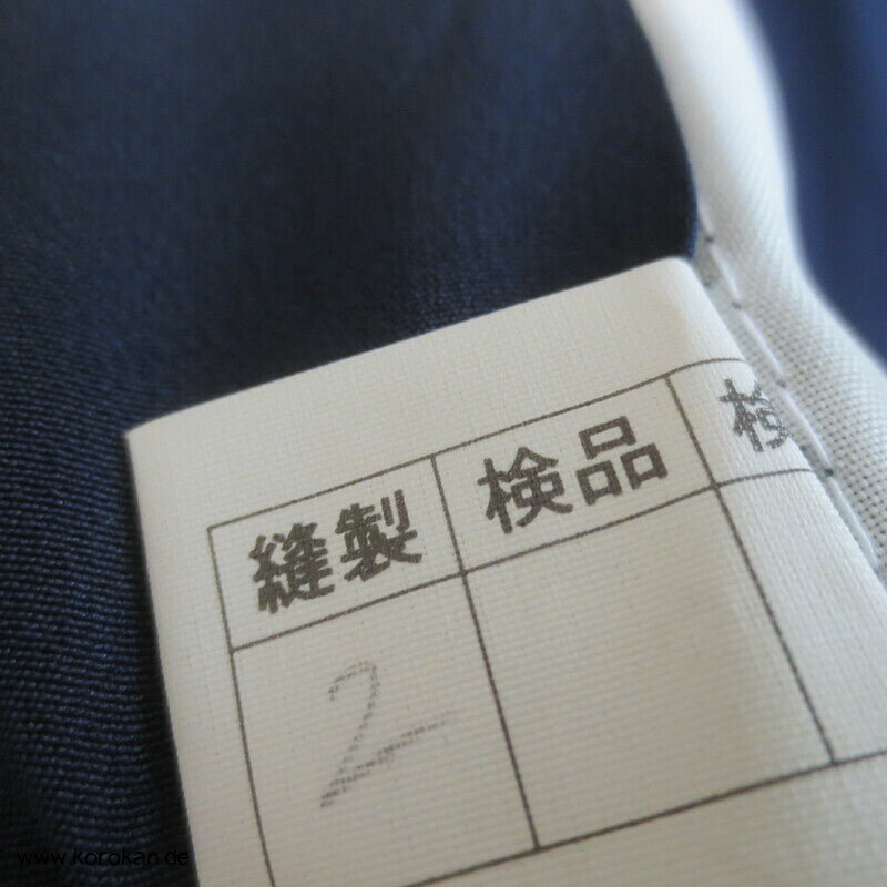 einfarbig dunkelblauer Kimono für Kinder / Jungen