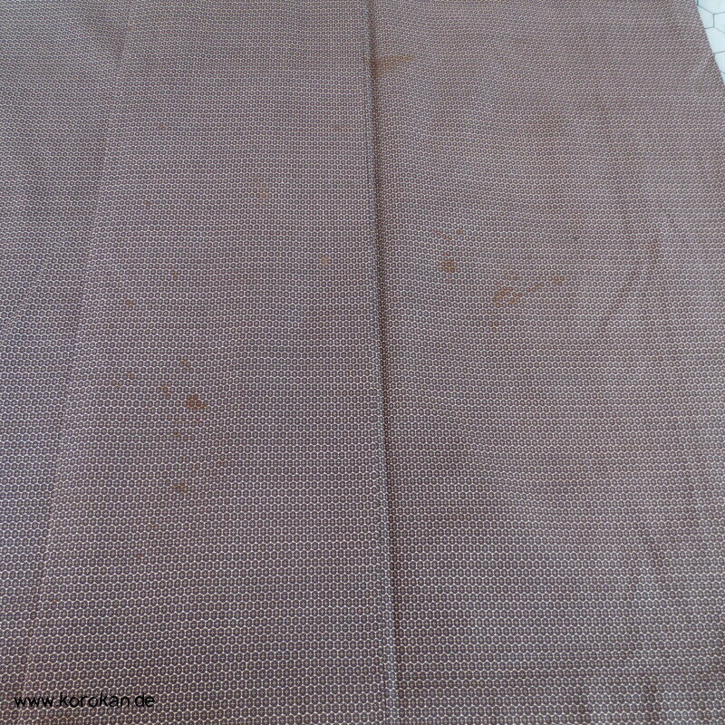 Mens Komon Kimono Wolle Seide gewebtes Kikko Muster