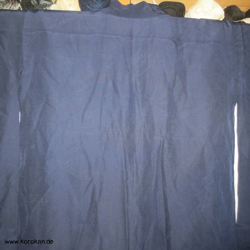 einfarbig dunkelblauer Kimono für Kinder / Jungen