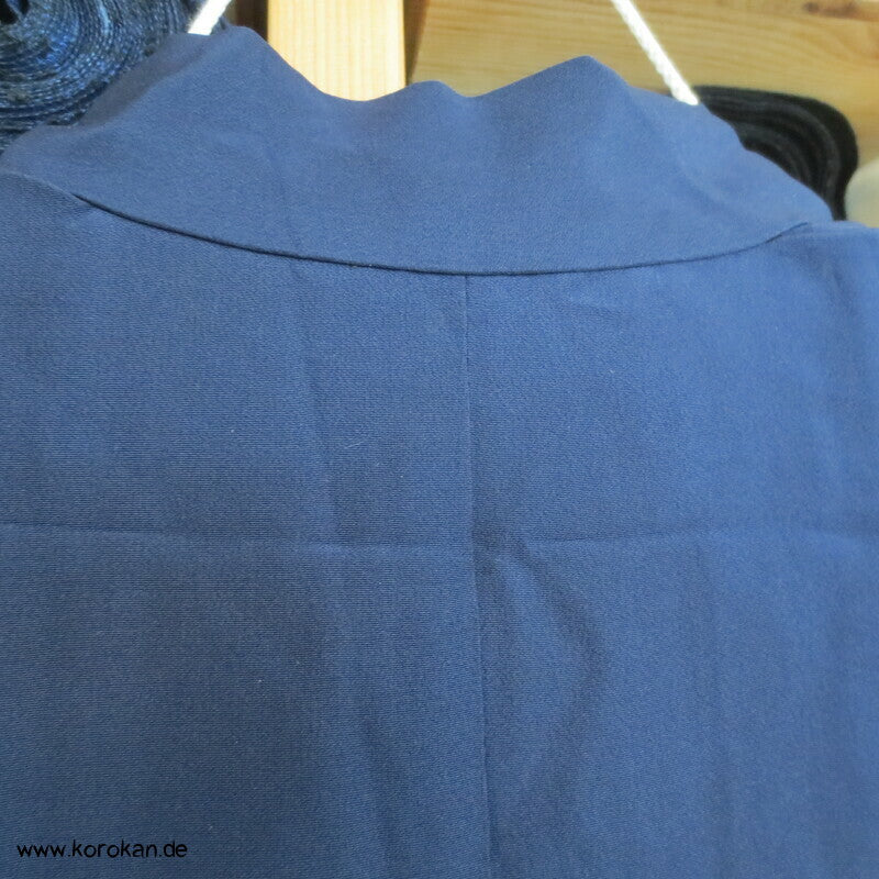 einfarbig dunkelblauer Kimono für Kinder / Jungen