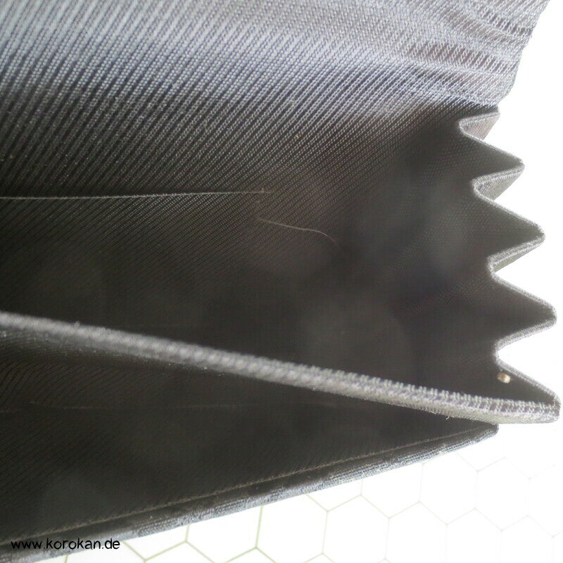 schwarze Seidendamast Clutch Tasche - für Party oder Silvester, Oper etc..