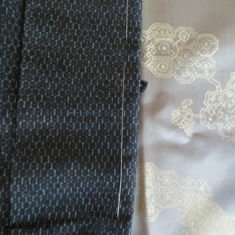 dicker Tsumugi Haori Männer Kimono Jacke, gewebtes Futter, wie neu