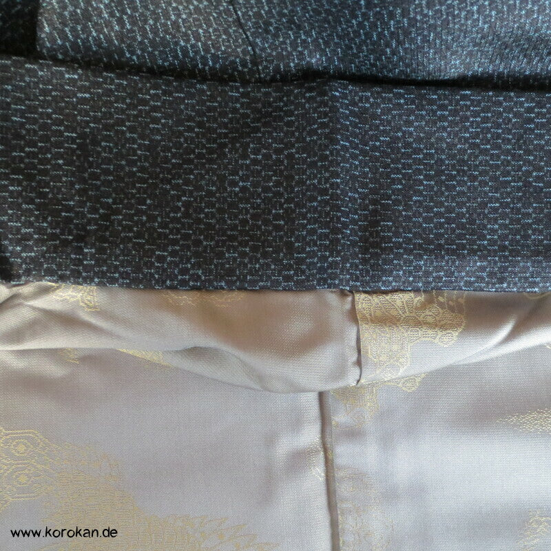 dicker Tsumugi Haori Männer Kimono Jacke, gewebtes Futter, wie neu