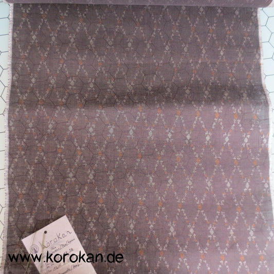 Diamantrauten Kimono Stoff - halbtransparent, Asa