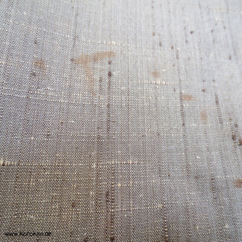 hellbraun - messing Herren Tsumugi Seiden Kimono