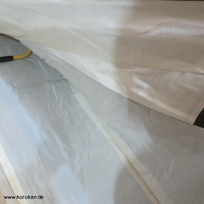 Bambus auf schiefergrauer Crepe Seide Iro Tomesode Kimono