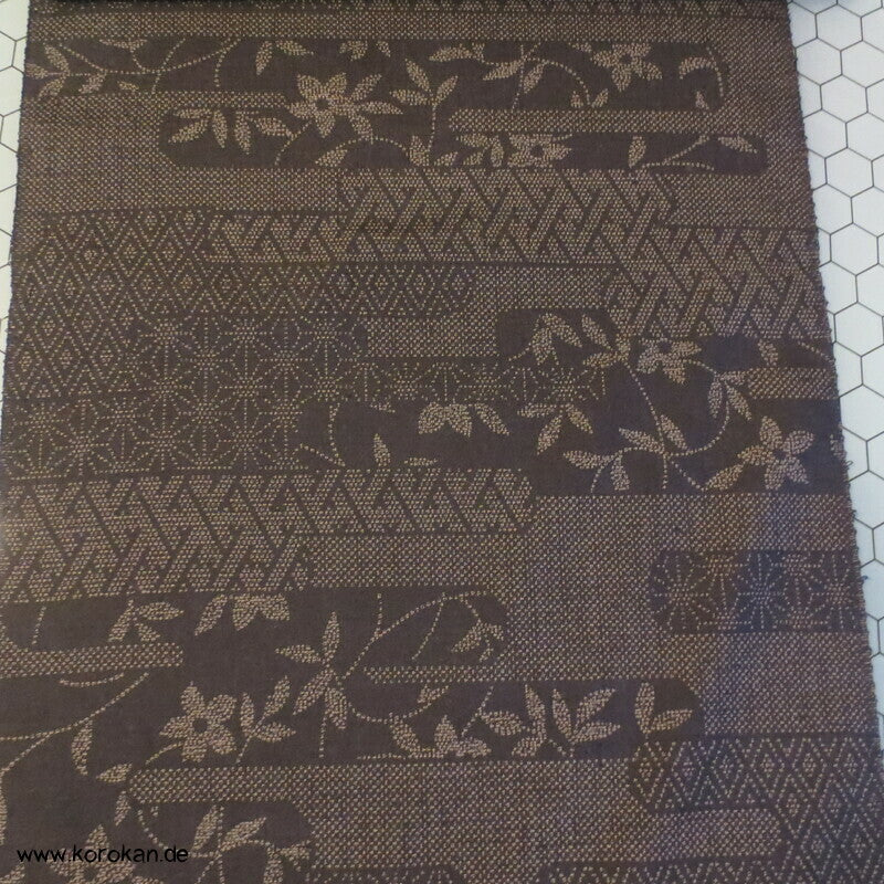 Stoffrolle Tsumugi Kimono Seide Tanmono Egasumi Nebel mit Mustern