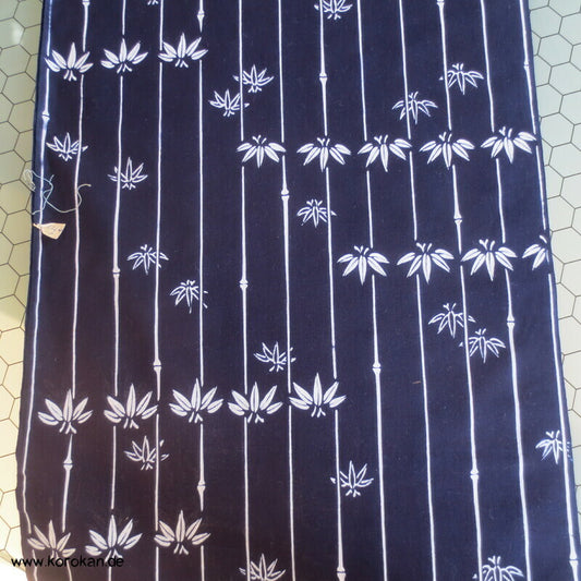 Bambusstreifen Yukata Kimono Baumwoll Stoff aus Japan