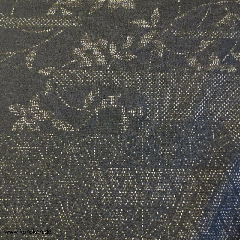 Stoffrolle Tsumugi Kimono Seide Tanmono Egasumi Nebel mit Mustern