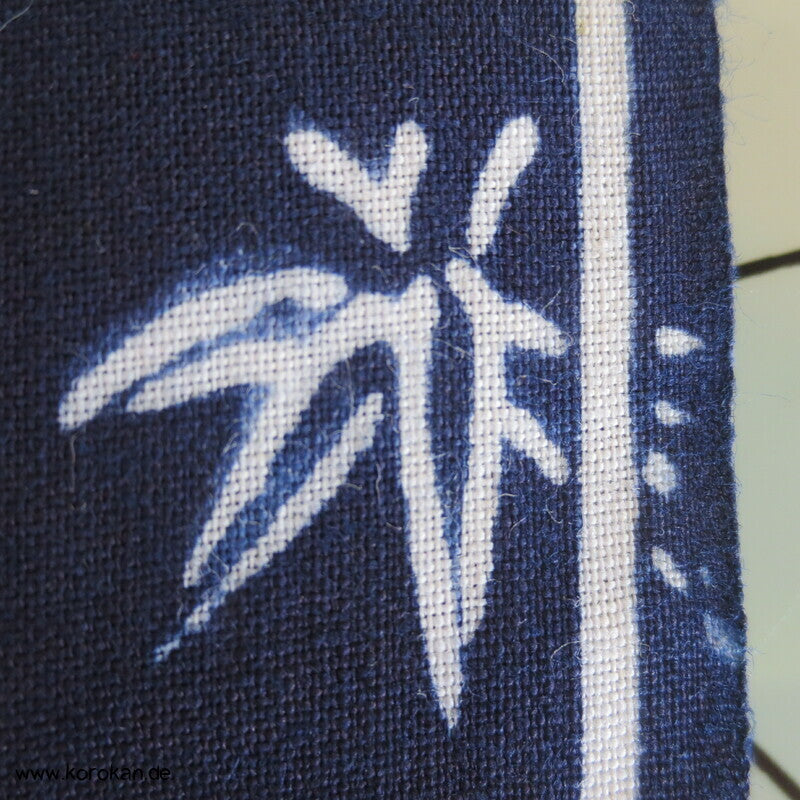 Bambusstreifen Yukata Kimono Baumwoll Stoff aus Japan