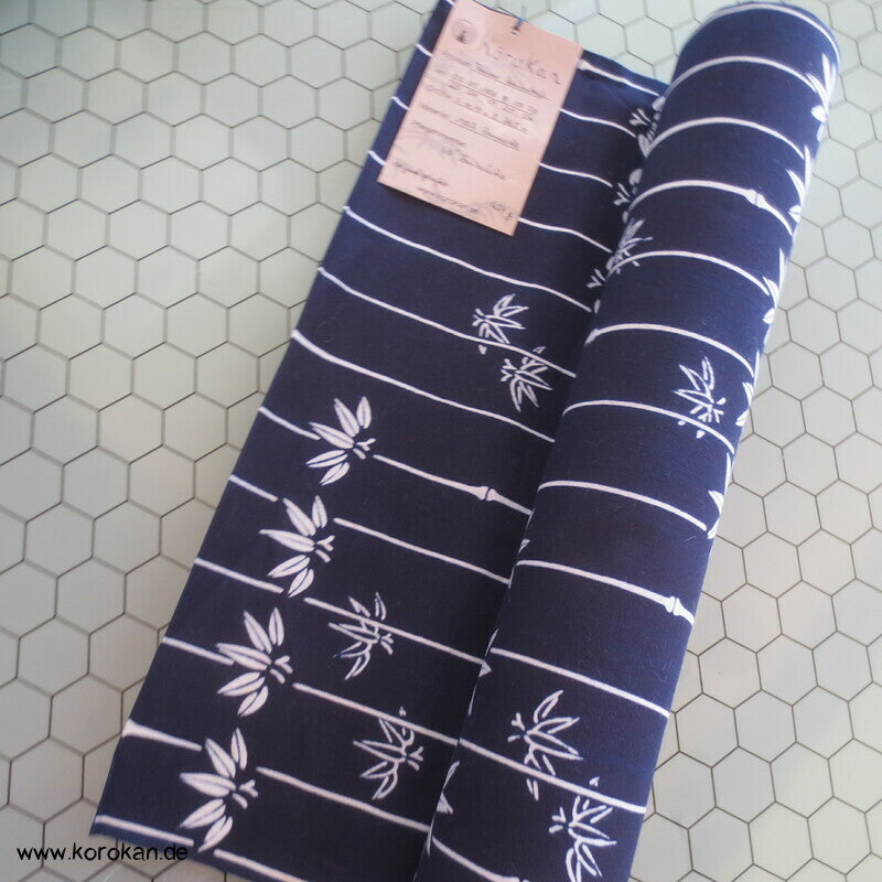 Bambusstreifen Yukata Kimono Baumwoll Stoff aus Japan