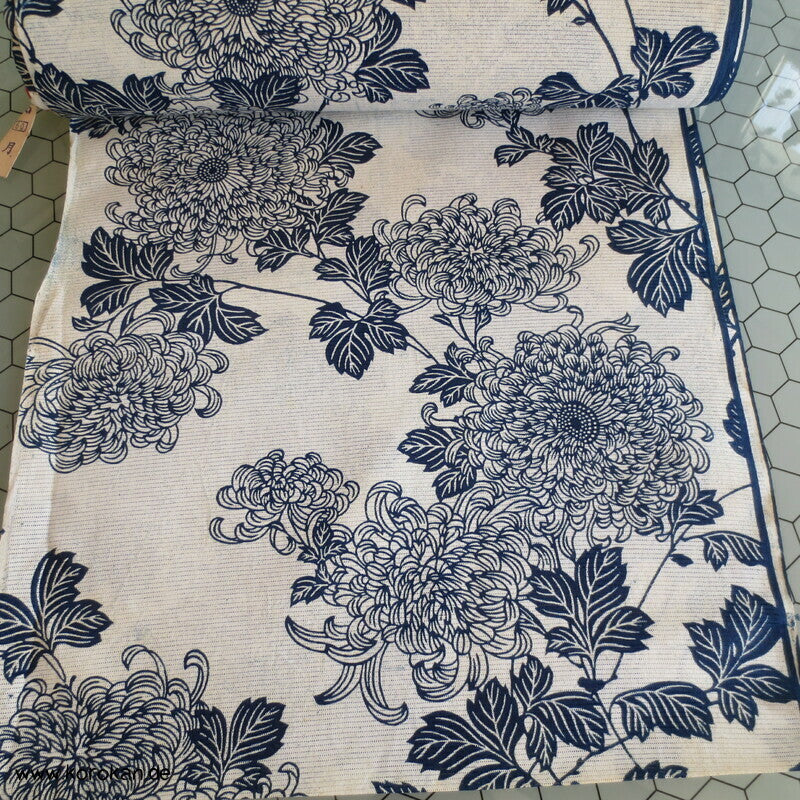 Chysanthemen Yukata Rho gewebte Baumwolle aus Japan