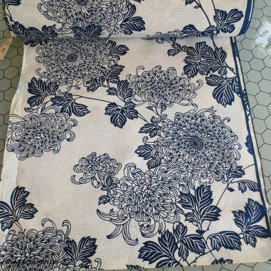 Chysanthemen Yukata Rho gewebte Baumwolle aus Japan