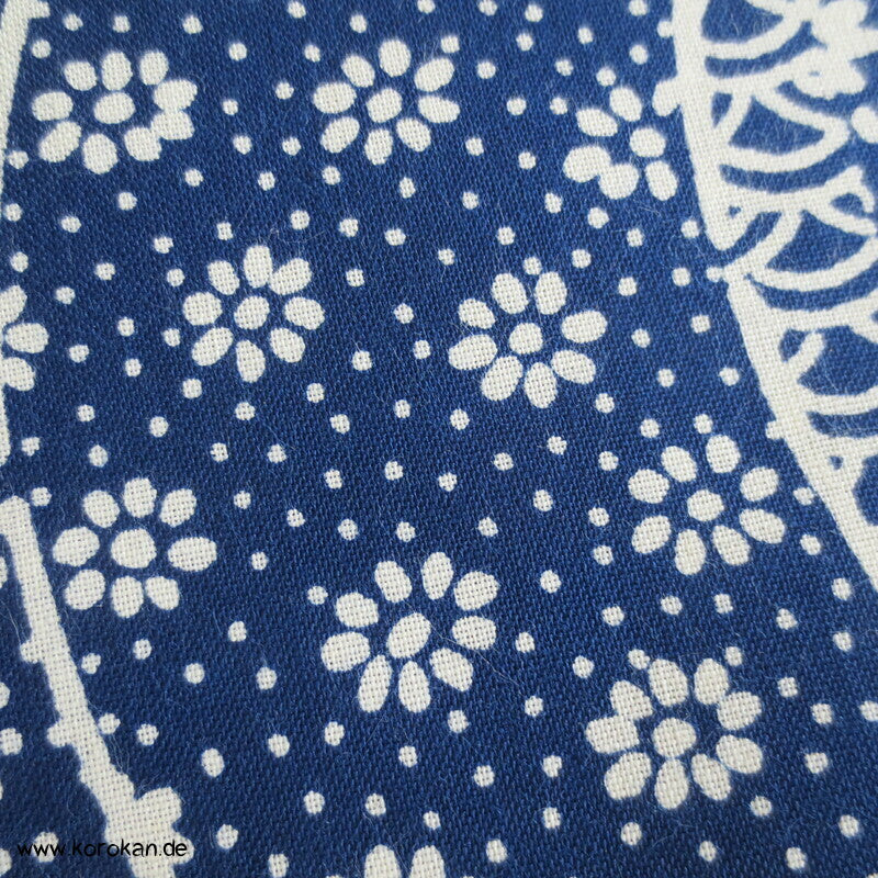 Ahornblätter Fluss Yukata Kimono japanischer Baumwoll Stoff