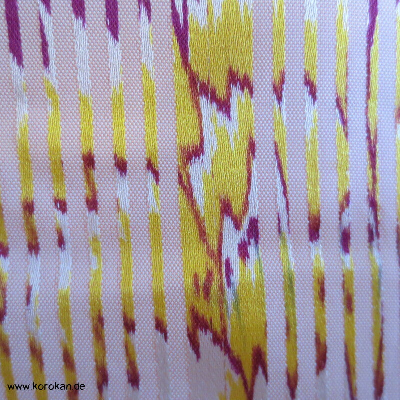 Satin Kasuri Streifen, Nadeshiko Komon Kimono