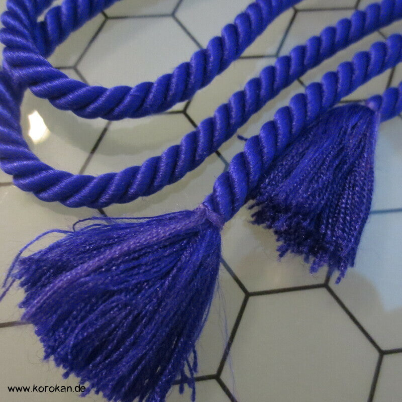 violette Seide echte Kordel Obijime