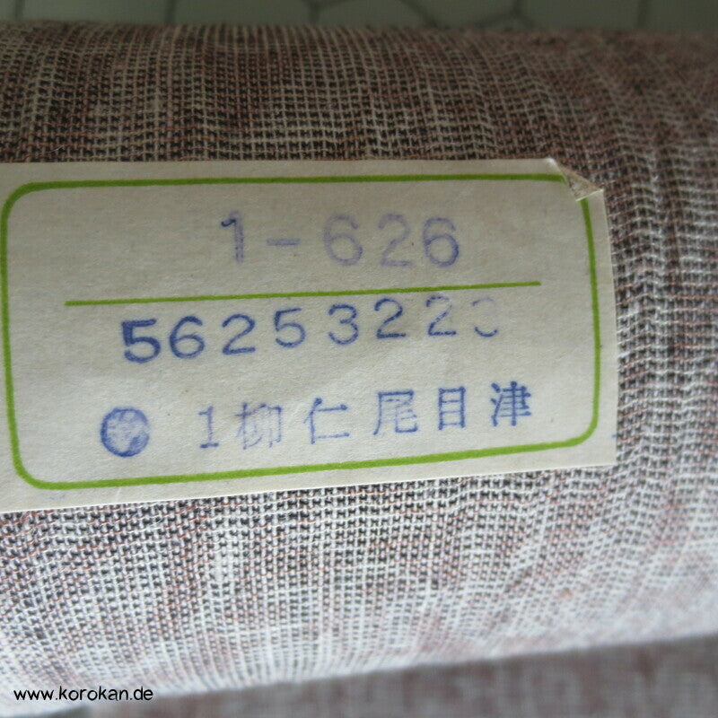 beige melierter Sommer Kimono Krepp Hanf/Polyester aus Japan