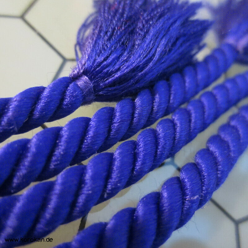 violette Seide echte Kordel Obijime