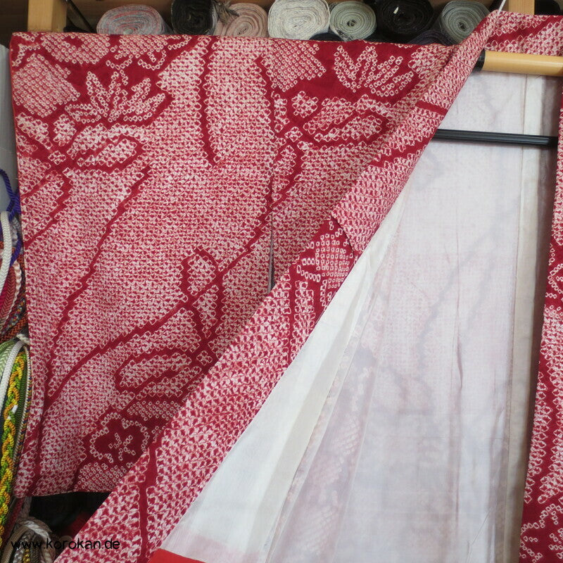 Full Shibori Kusudama Komon Kimono