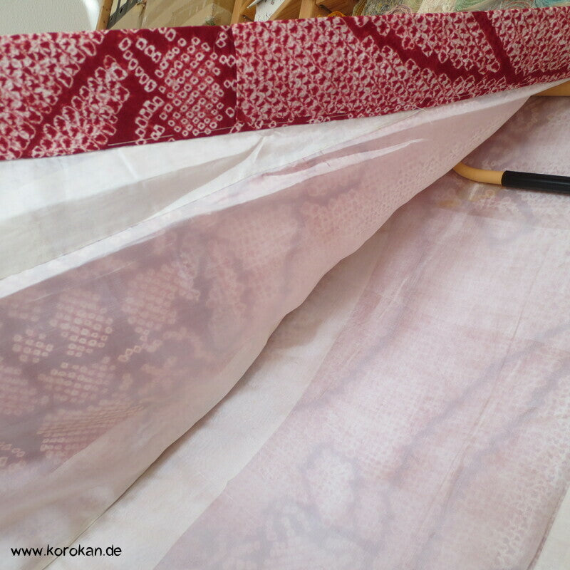 Full Shibori Kusudama Komon Kimono