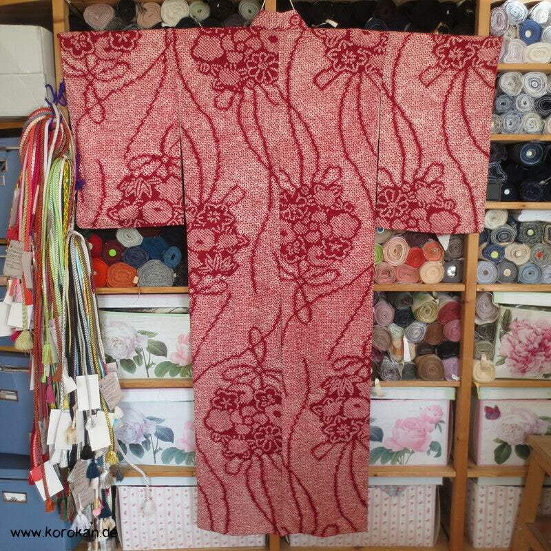 Full Shibori Kusudama Komon Kimono