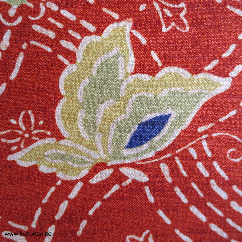 Schmetterlinge Druck Wolle / Seide Kimonostoff
