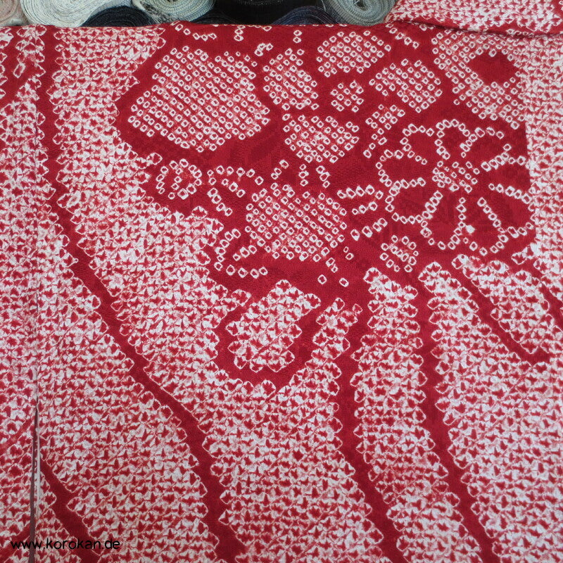 Full Shibori Kusudama Komon Kimono