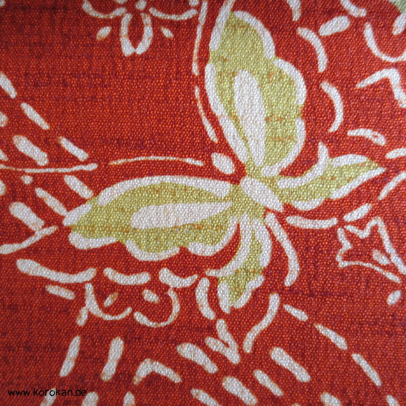Schmetterlinge Druck Wolle / Seide Kimonostoff