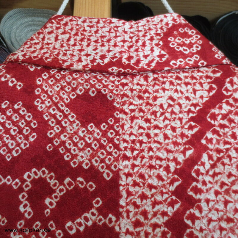 Full Shibori Kusudama Komon Kimono