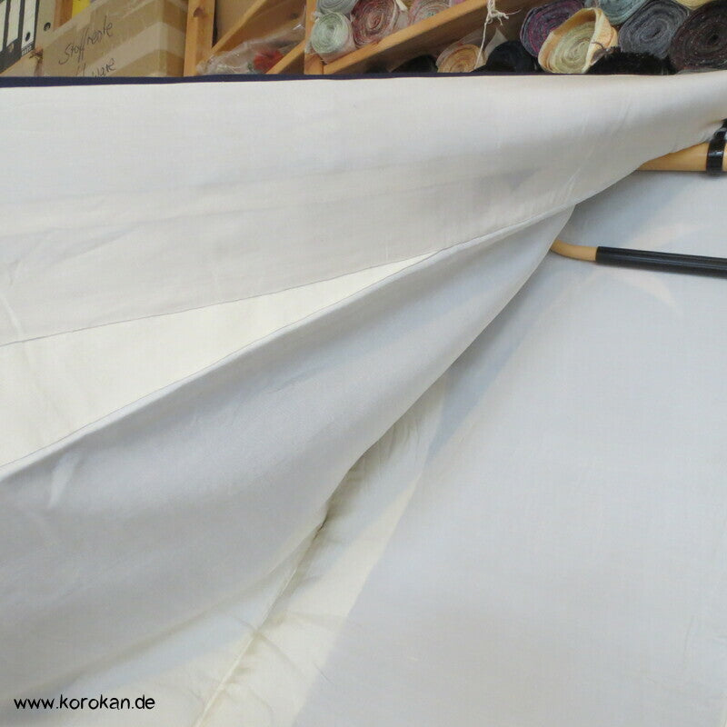 moderner japanischer Kranich und Bambus Seidencrepe Homongi Kimono