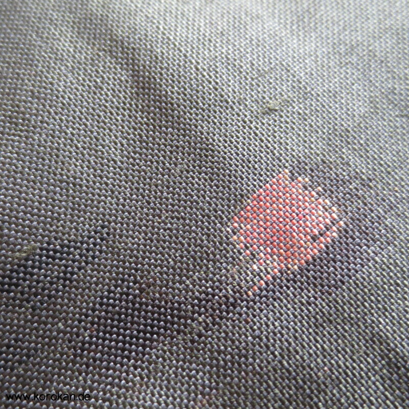 graugrünoliver Seiden Meisen Haori Kimono Jacke