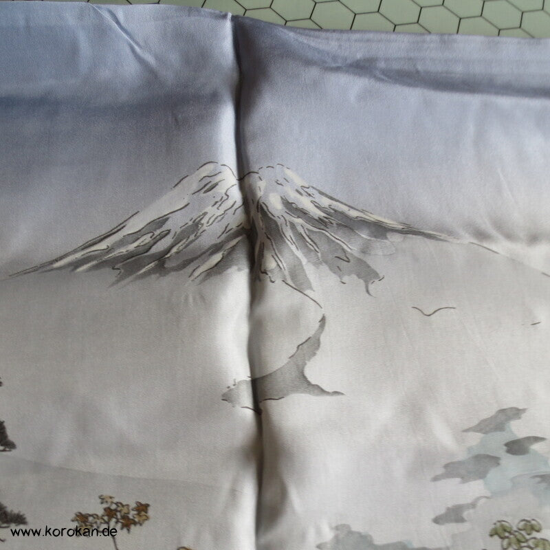 Seidenserge Haori Kimono Jacken Schulter Futter