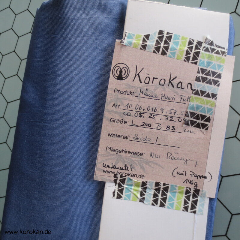 Seidenserge Haori Kimono Jacken Schulter Futter
