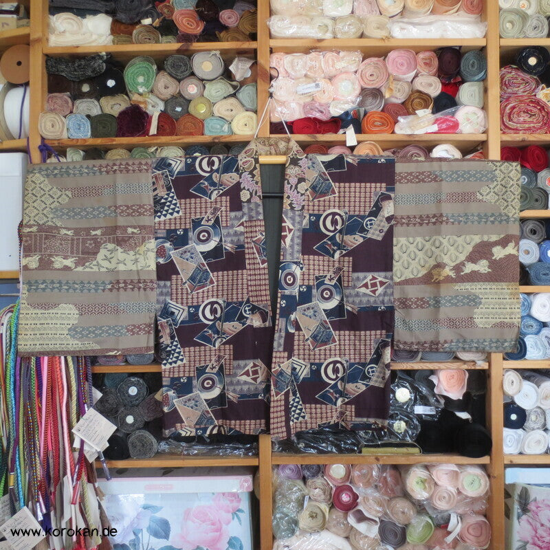 Hada Juban - Männer Kimono Unterhemd, antik