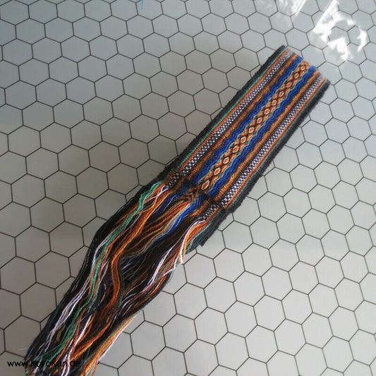 handgewebter Kaku Obi - Koshihimo Band, ecuadorianisch