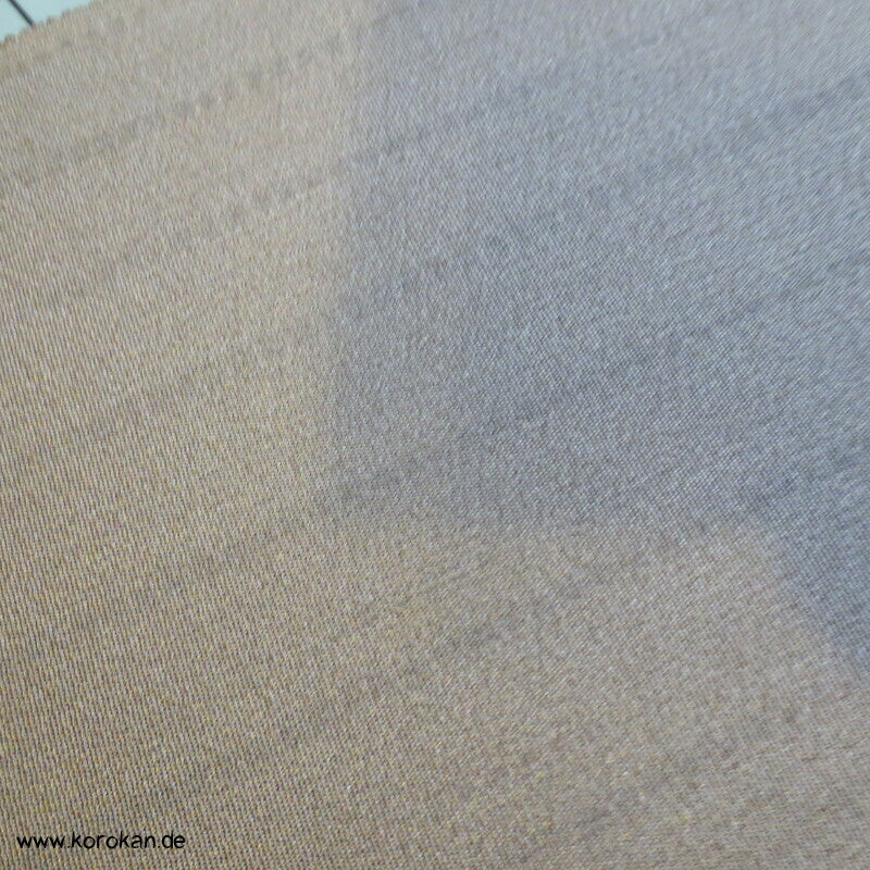 Itajime Näh Shibori Streifen Kimono Chirimen Crepe Seide