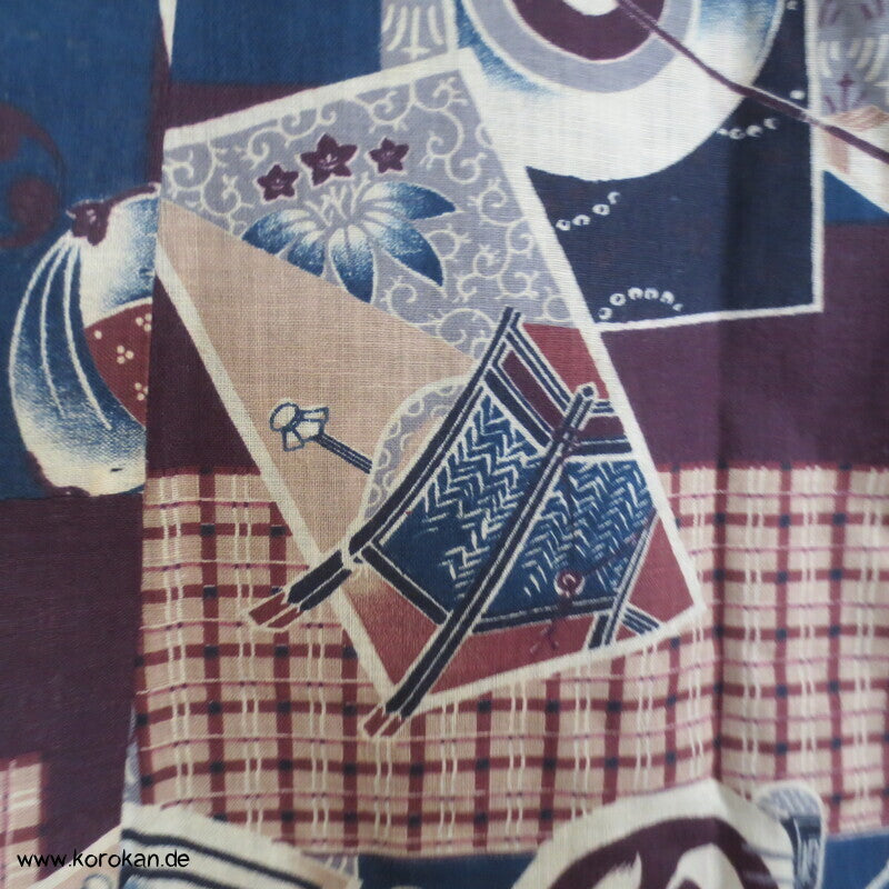 Hada Juban - Männer Kimono Unterhemd, antik