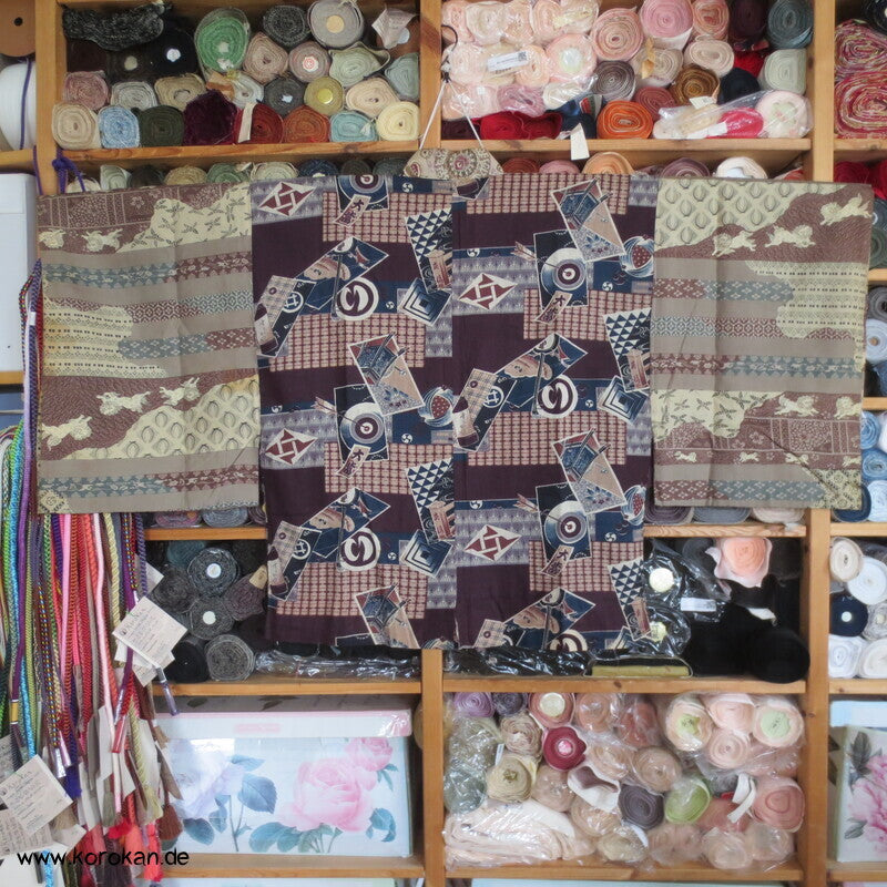 Hada Juban - Männer Kimono Unterhemd, antik
