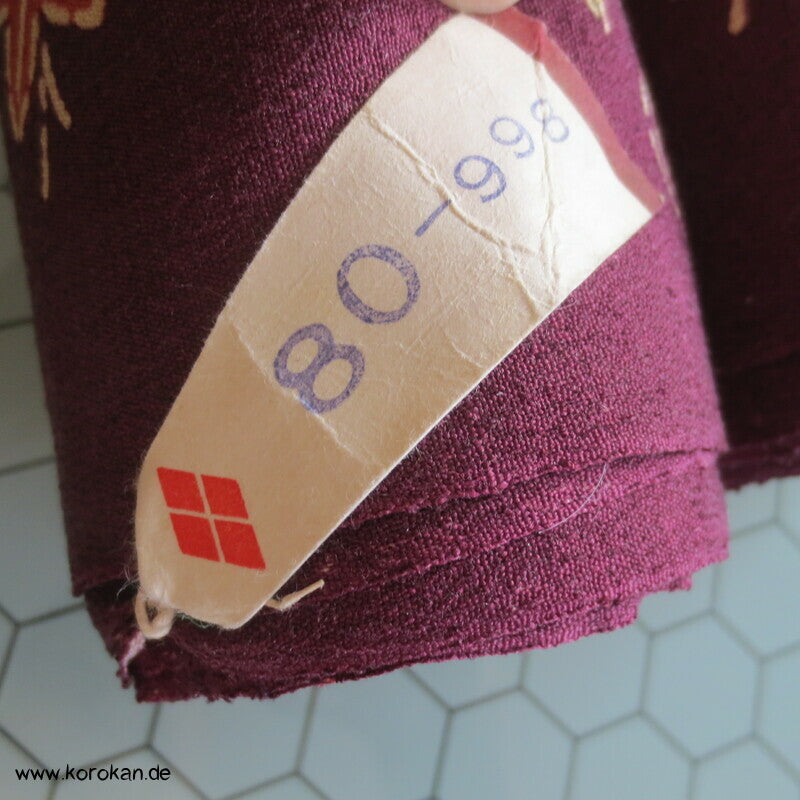 Häuser Bingata Wolle/ Seide Japan Kimono Krepp