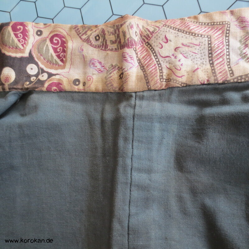 Hada Juban - Männer Kimono Unterhemd, antik