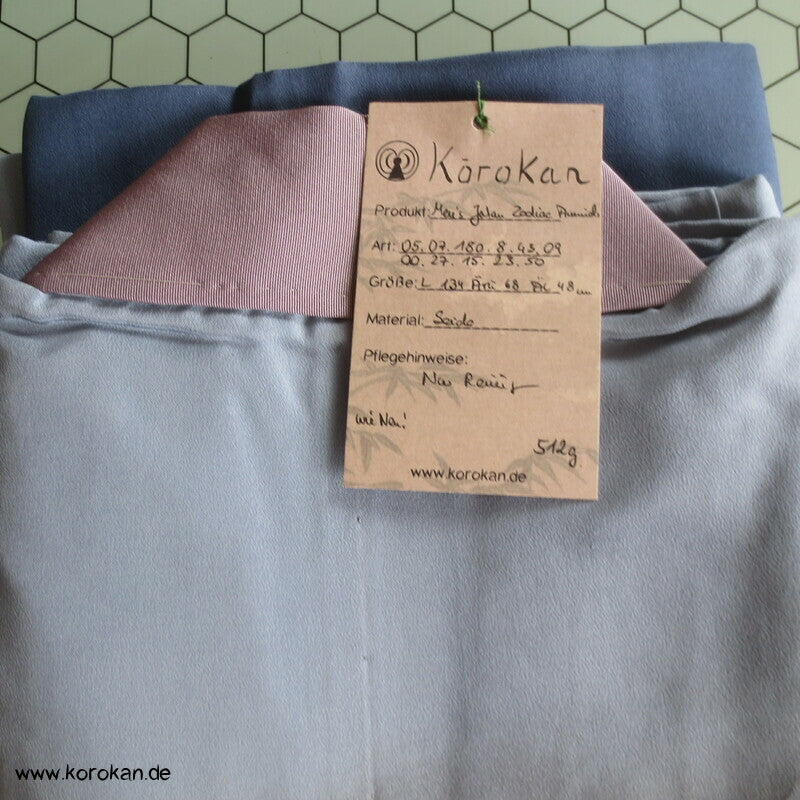 Männer Juban Unter Kimono handgemalte chinesische Tierkreiszeichen auf Japan Seide