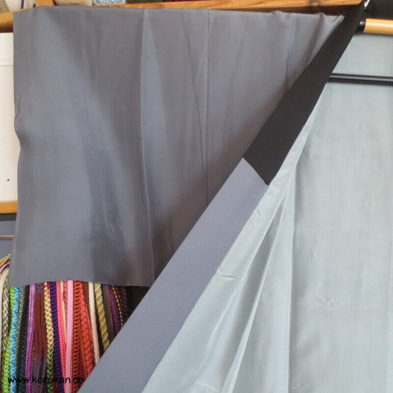 Berglandschaft Juban Unterkimono, Seide mit Shibori Elementen