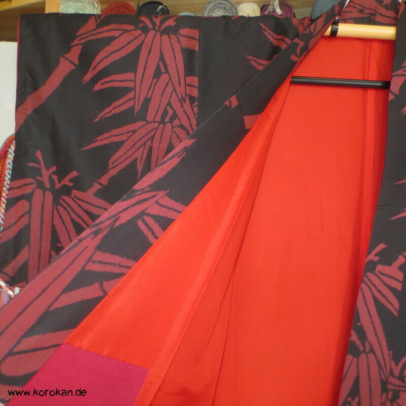 Bambus Meisen Seiden Kimono