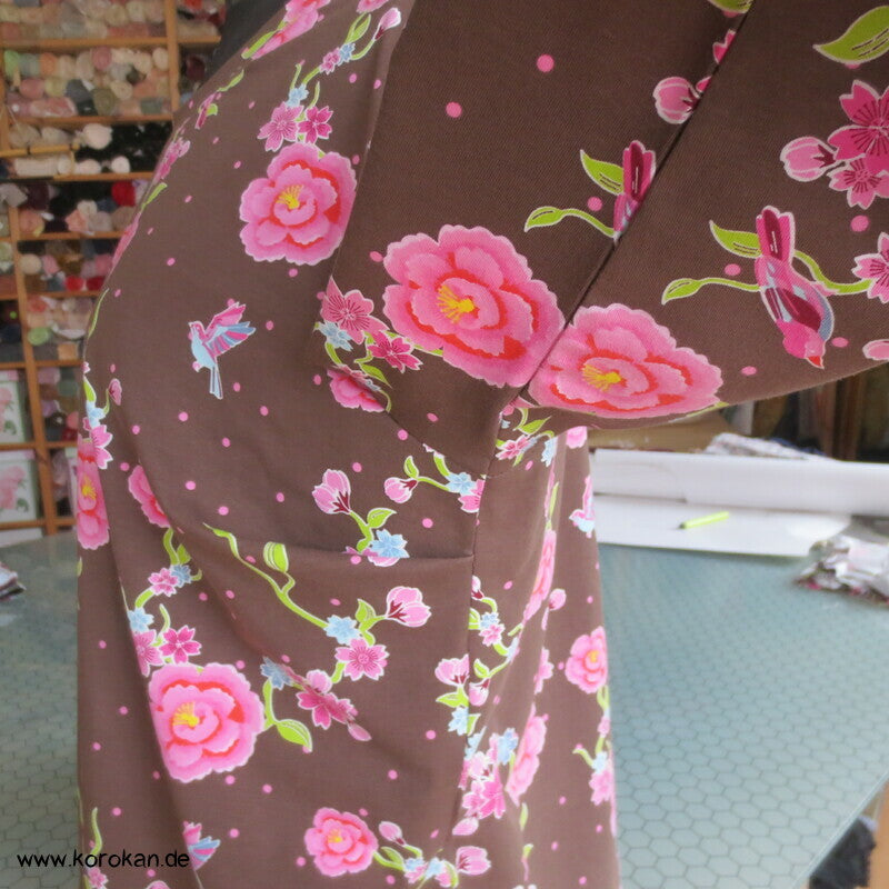 T Shirt aus Stenzo Baumwolljersey Blumen, Vögel