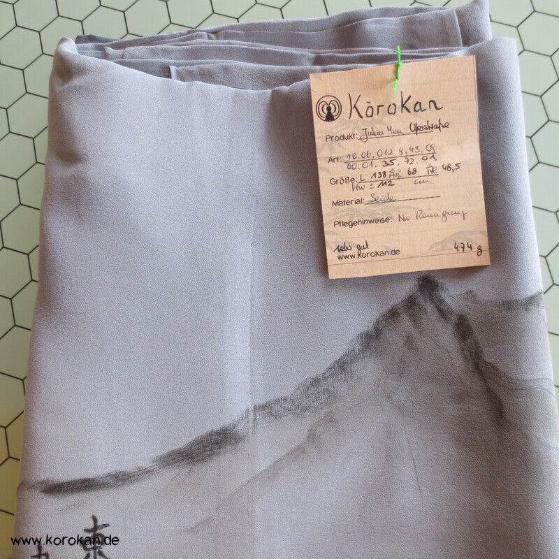 Juban Unterkimono, japanische feine Seide, Tokkaido Uferstraße