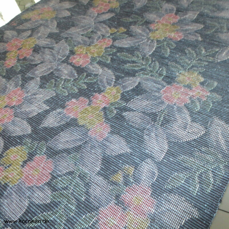 Blumensträuße Kasuri Tanmono Tsumugi Kimono Seide