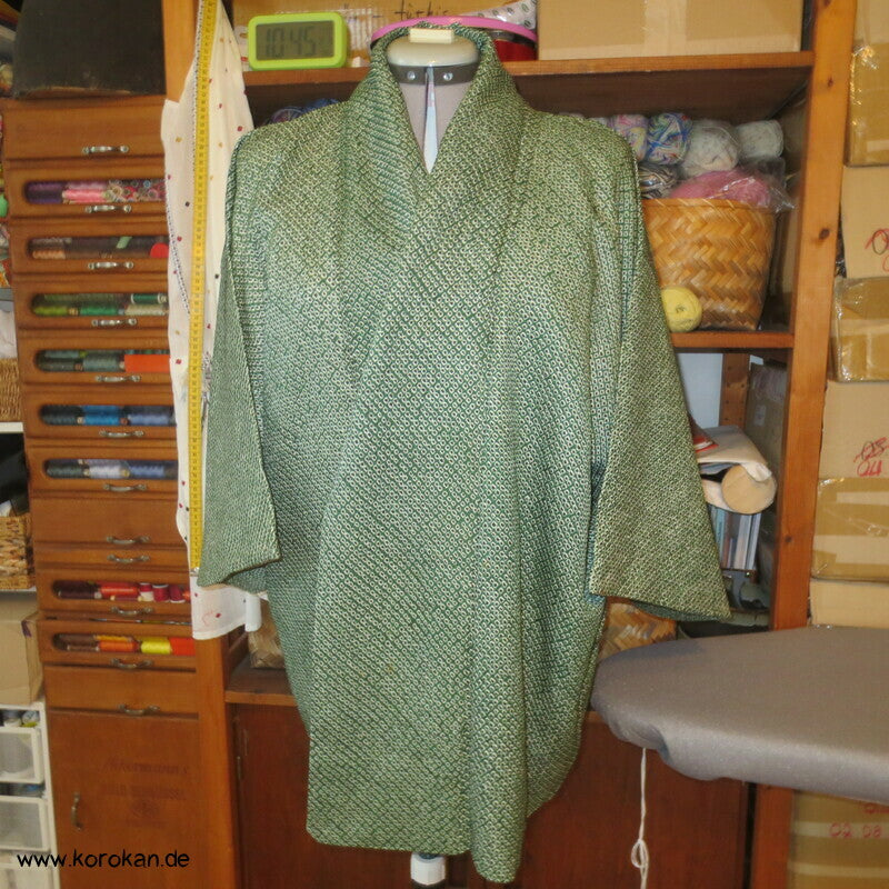 Full Shibori Seiden Dochugi Kimono Jacke