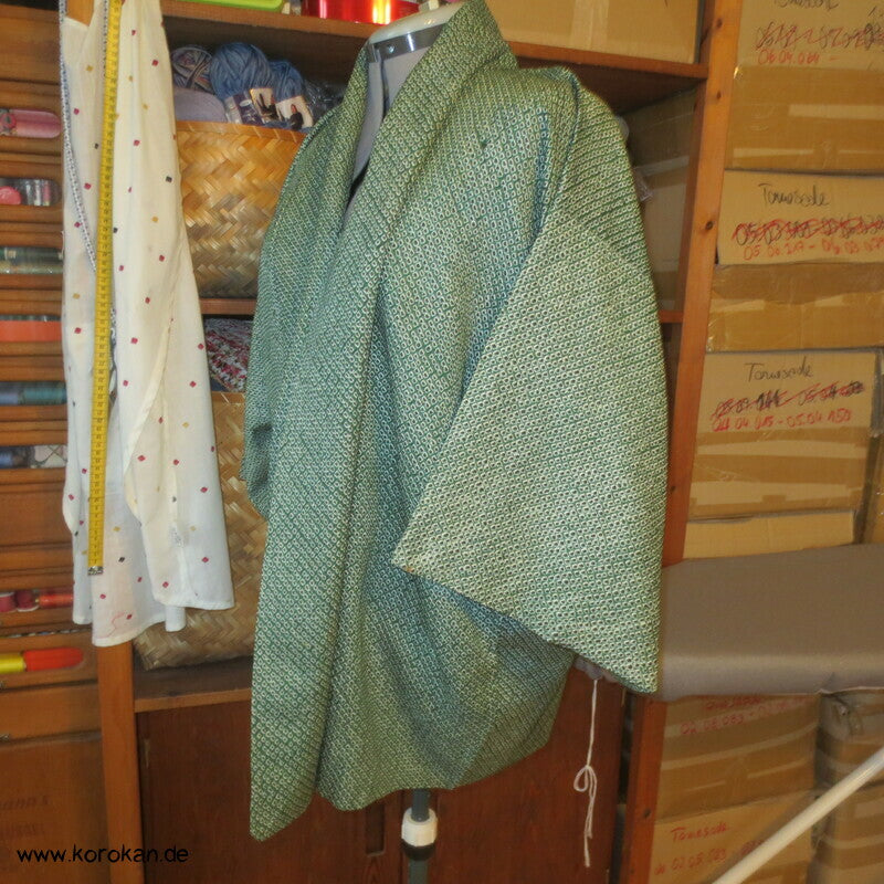 Full Shibori Seiden Dochugi Kimono Jacke